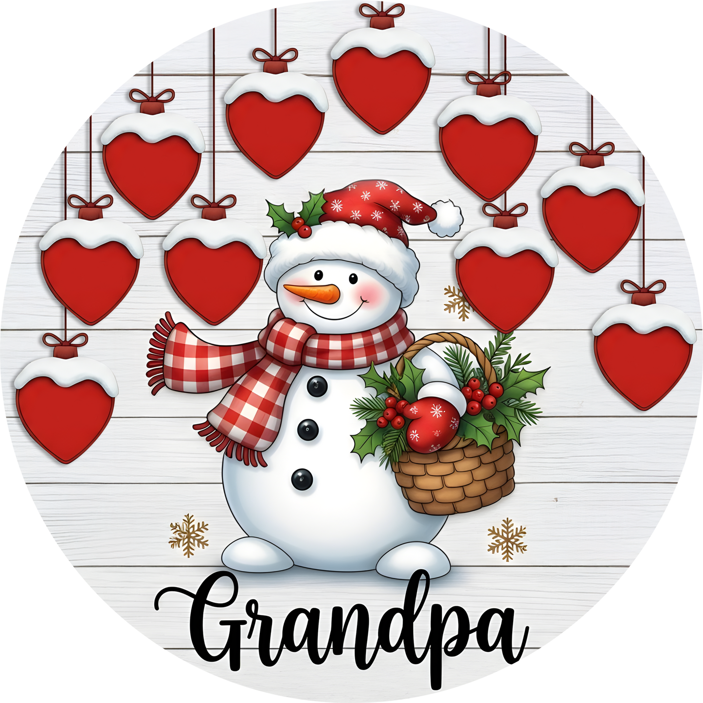 Snowman Family Ornament