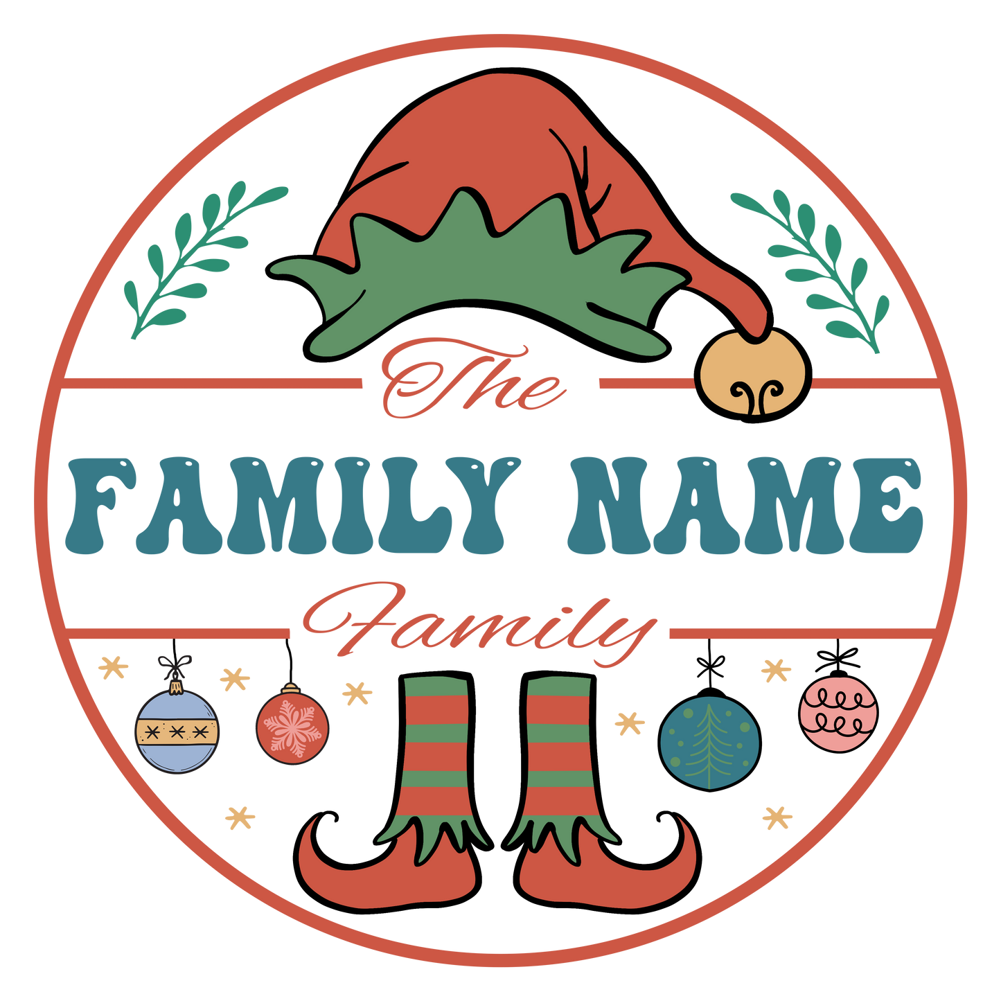 Family Elf Ornament