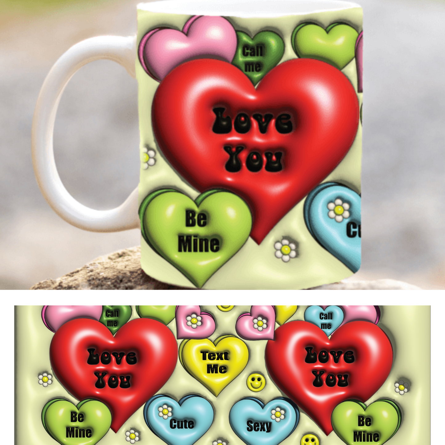 3d Heart Design