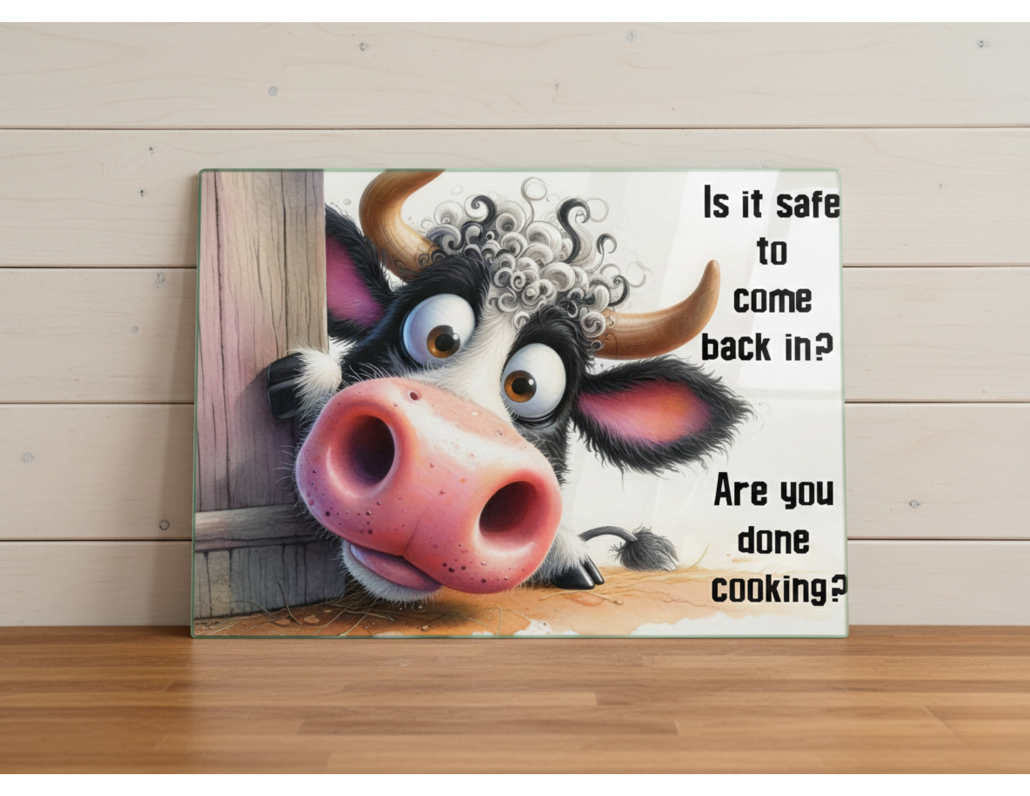 Is it safe Cow Glass Cutting Board