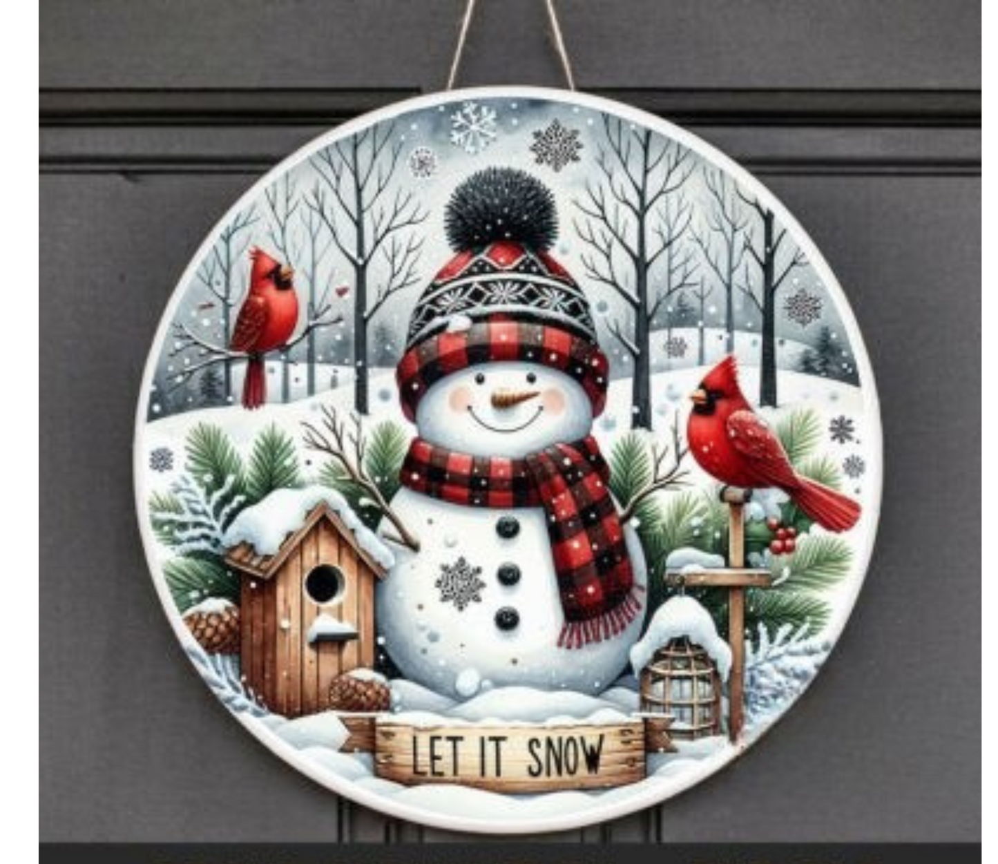 Let it Snow Ornament