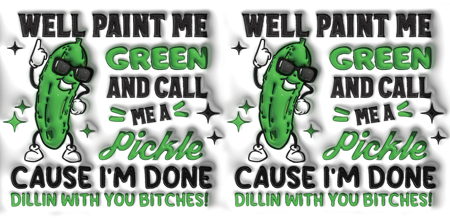 Color me green pickle