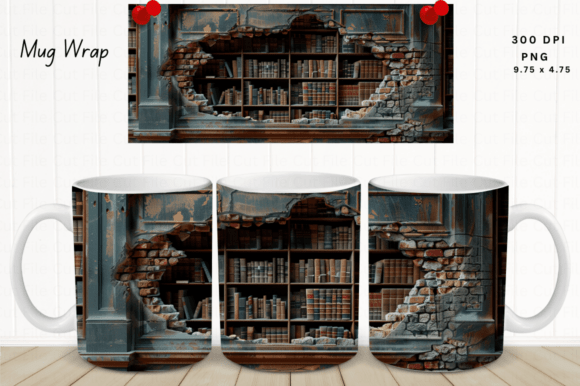 3d Hidden Book Shelf