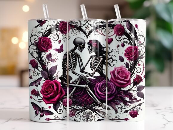 Valentine's Skeleton Couple