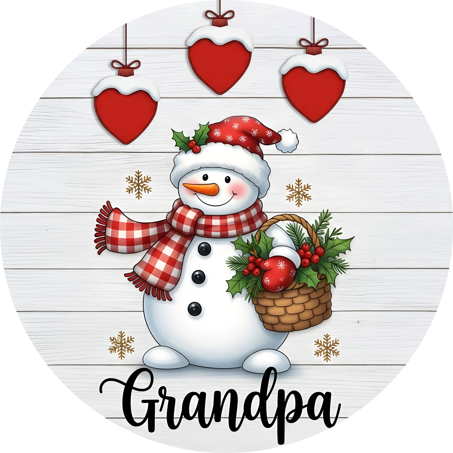 Snowman Family Ornament