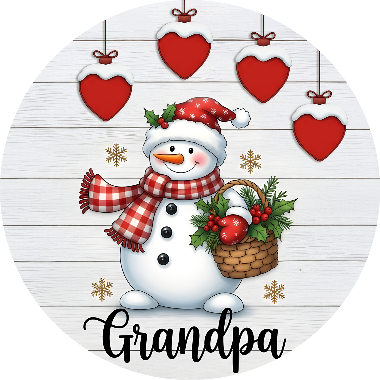 Snowman Family Ornament