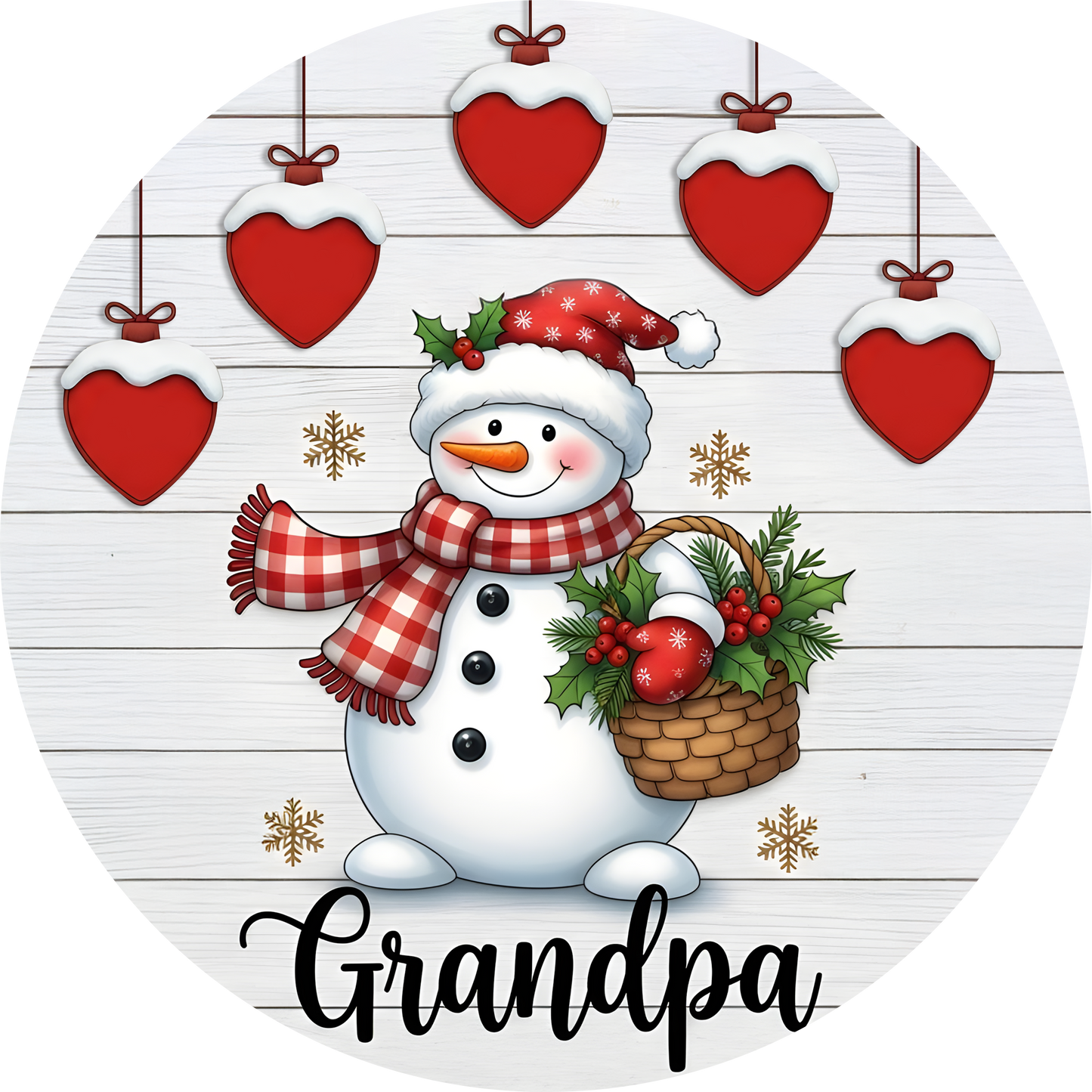 Snowman Family Ornament
