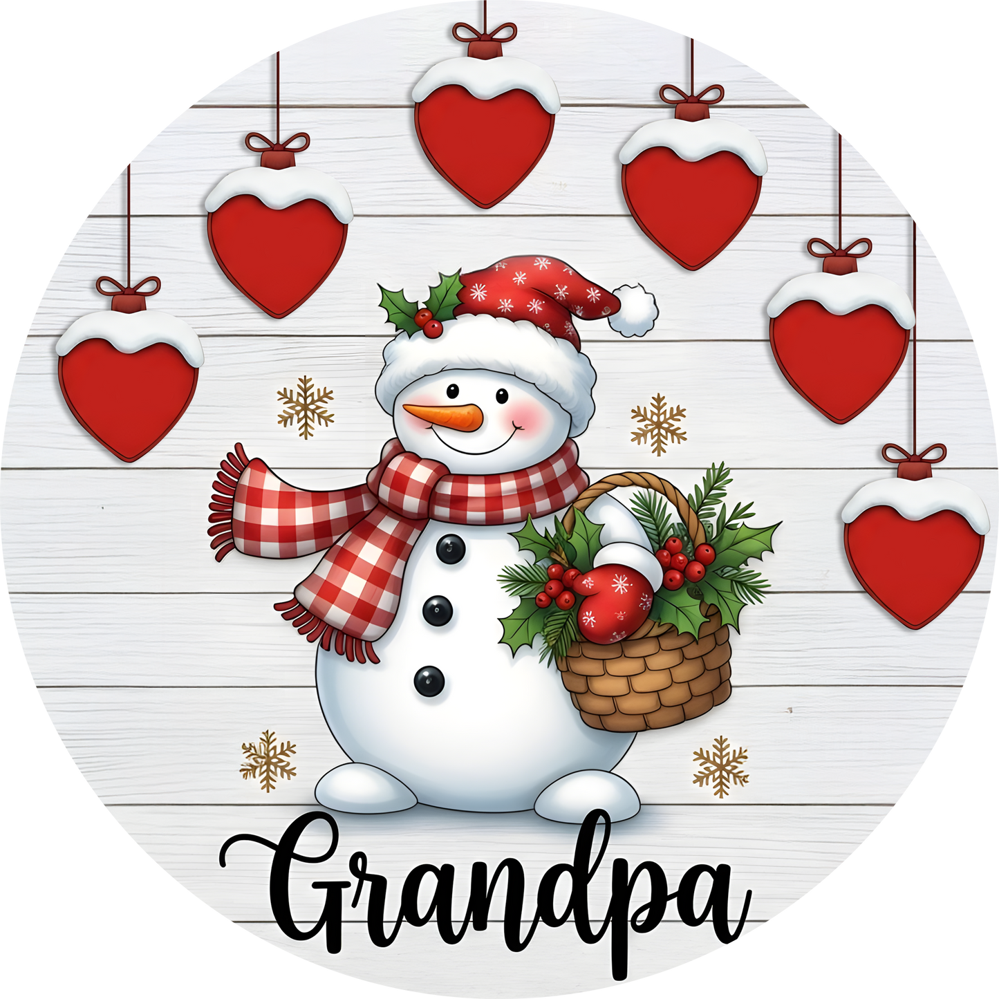 Snowman Family Ornament