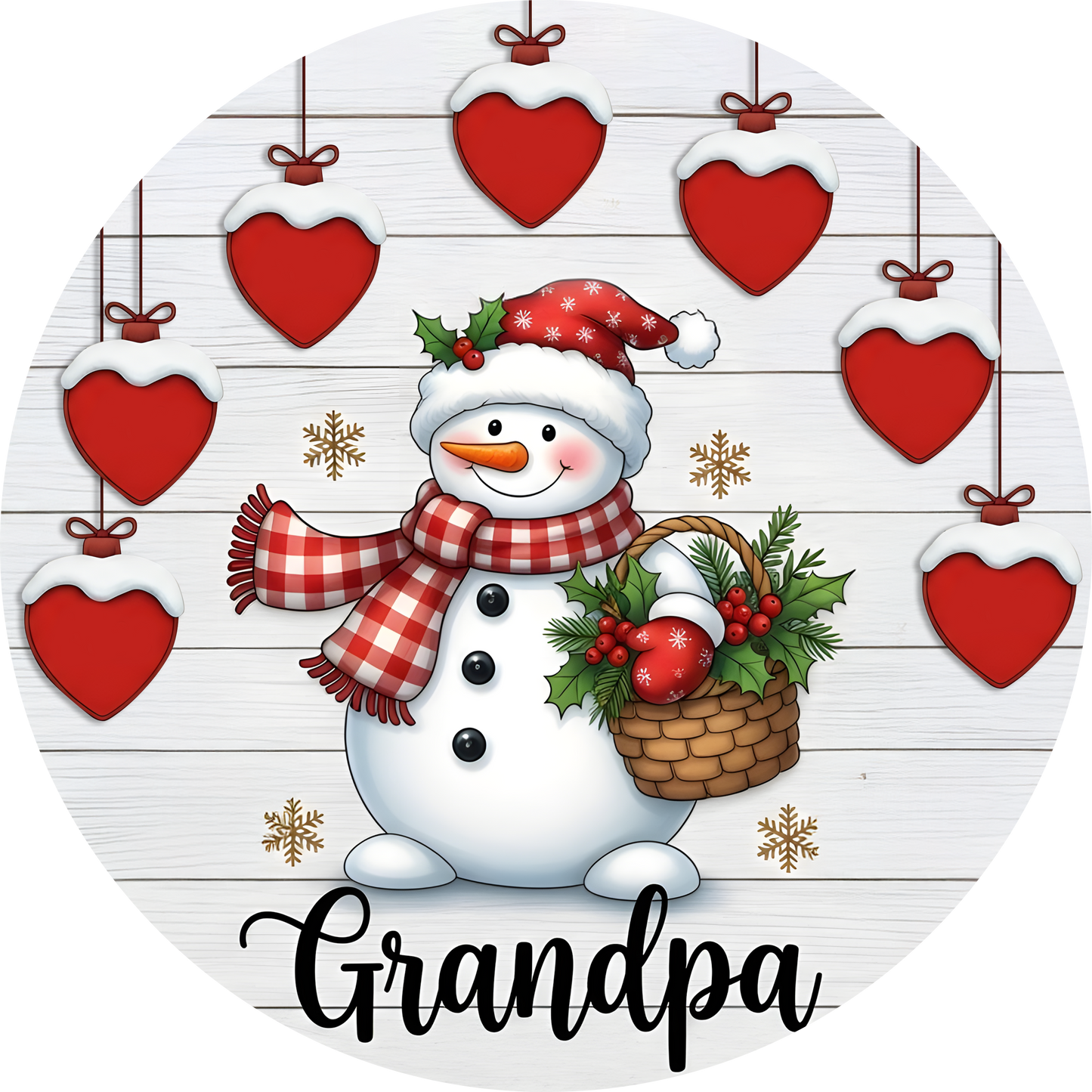 Snowman Family Ornament