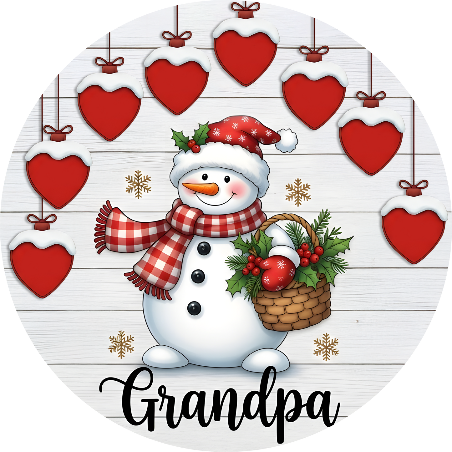 Snowman Family Ornament