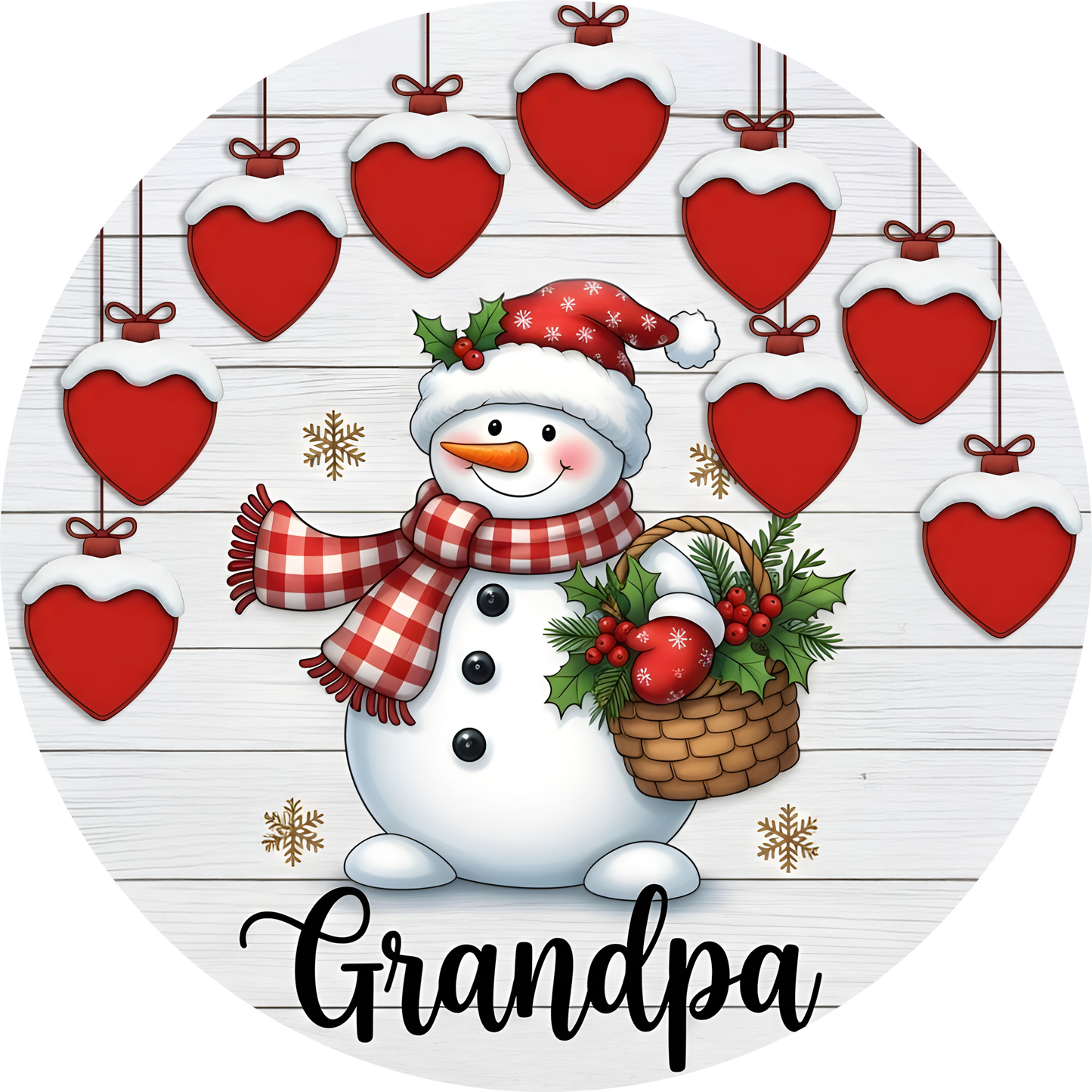 Snowman Family Ornament