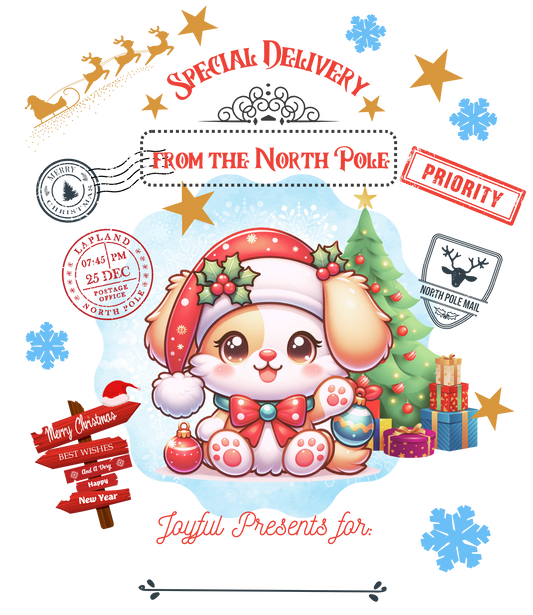Christmas Bunny Santa Sack