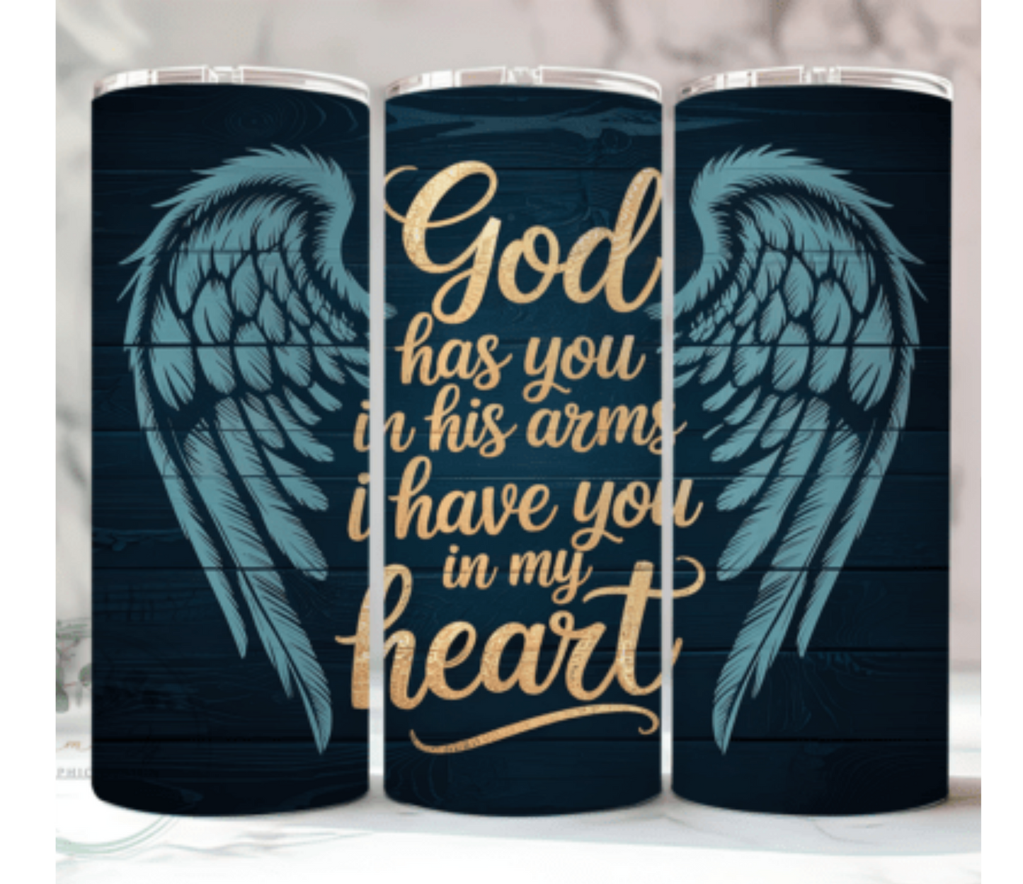 God Has you in his arms