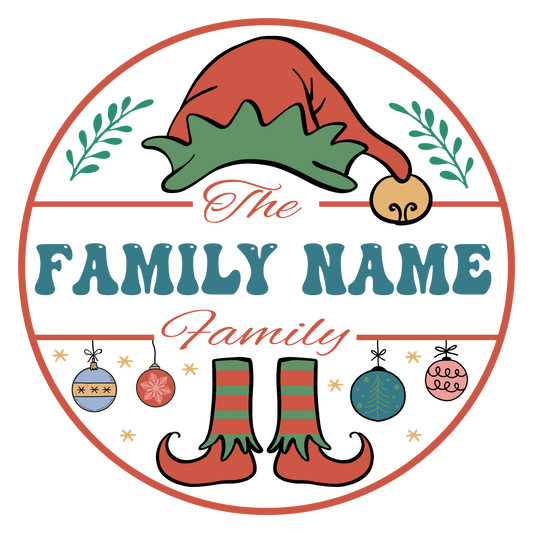 Family Elf Ornament