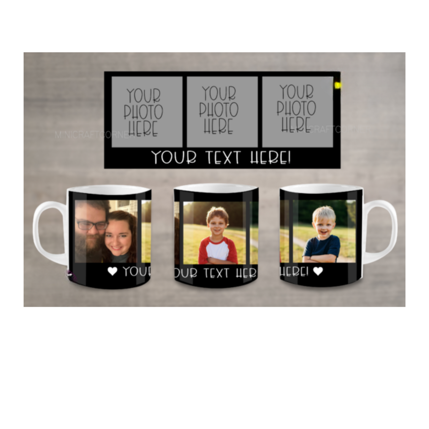 3 Photo Mug