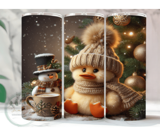 Cozy Christmas Duck