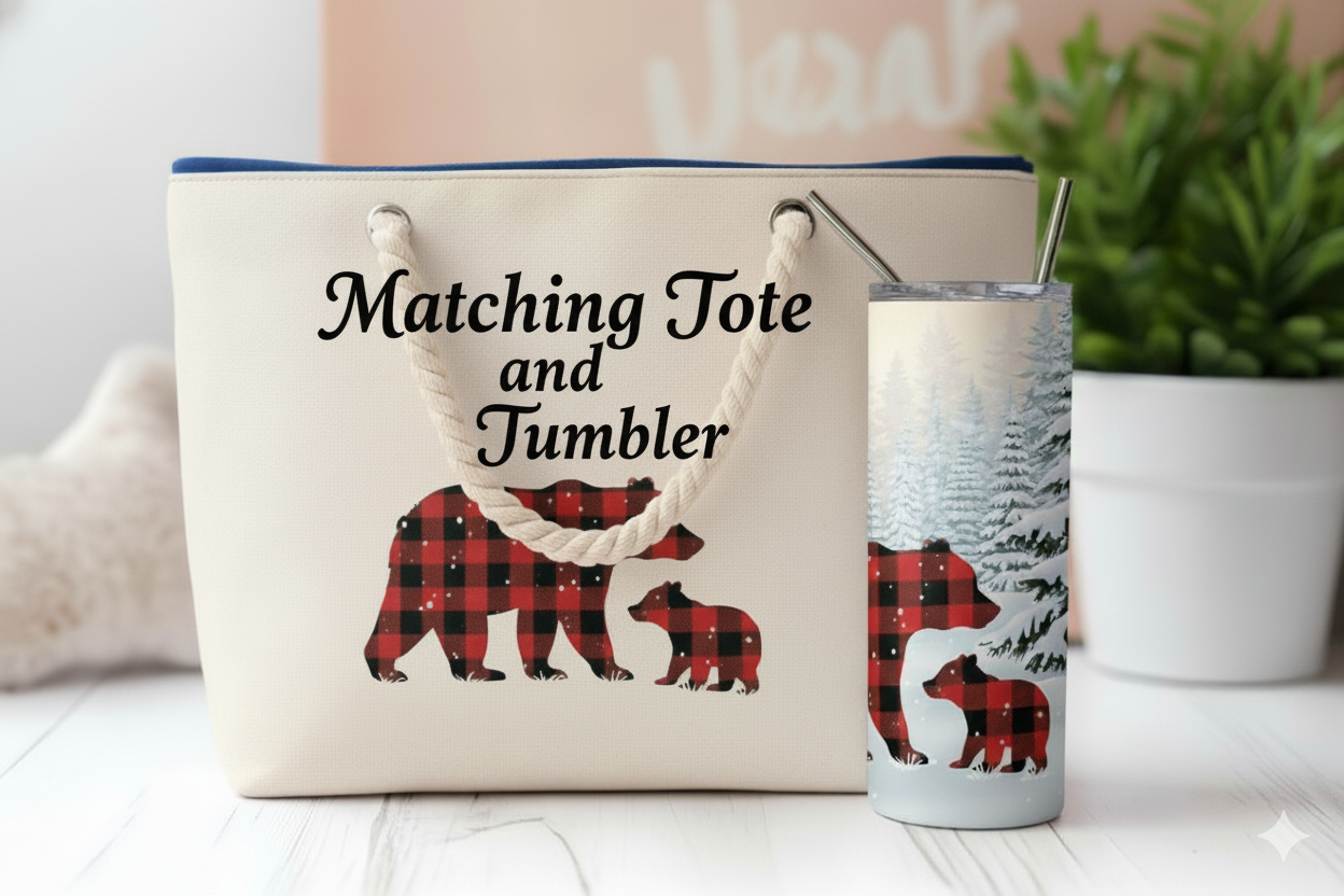 Tote & Matching Tumbler Bundle
