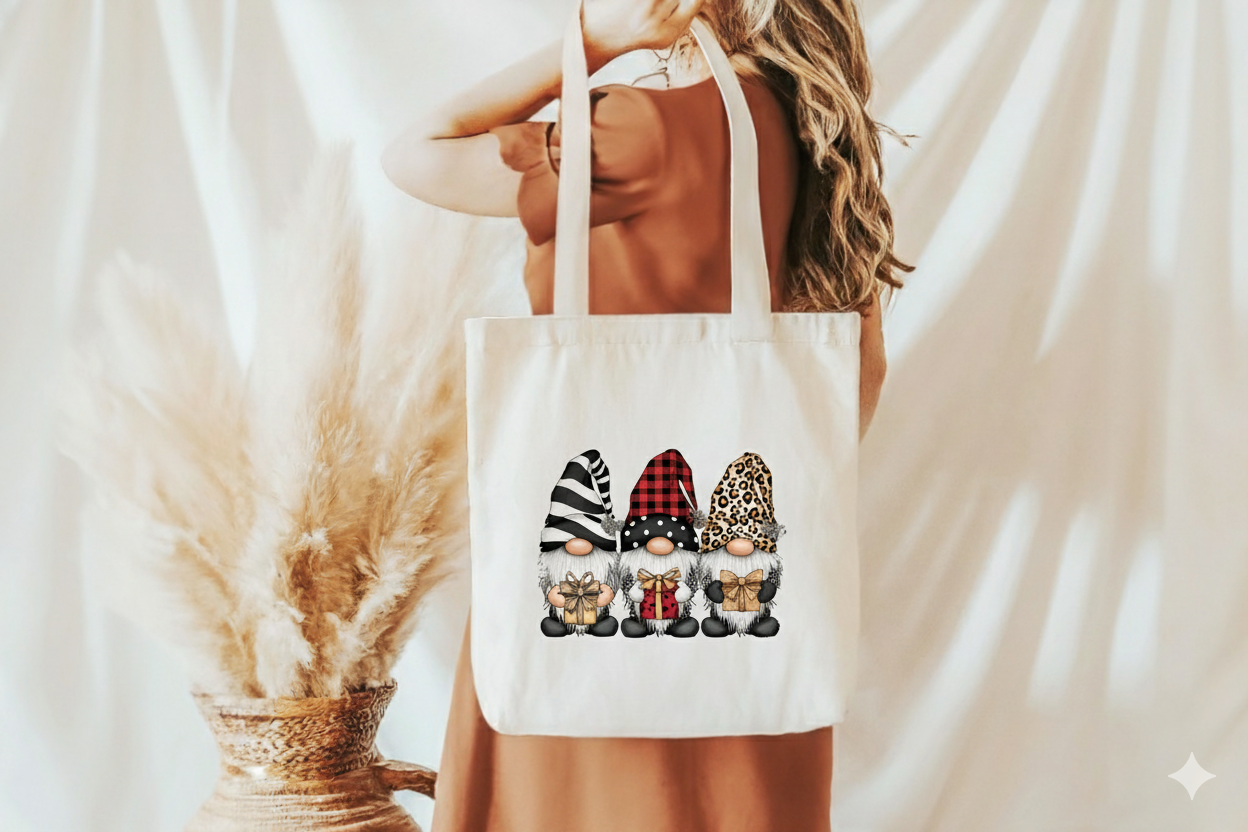 Christmas Gnome Tote