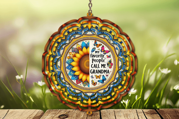 Grandma Wind Spinner
