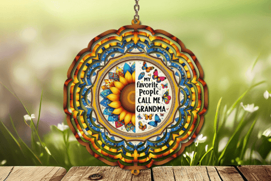 Grandma Wind Spinner