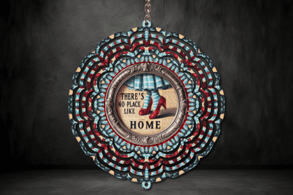 No Place Like Home Wind Spinner