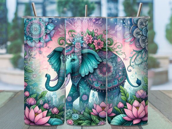 Floral Elephant
