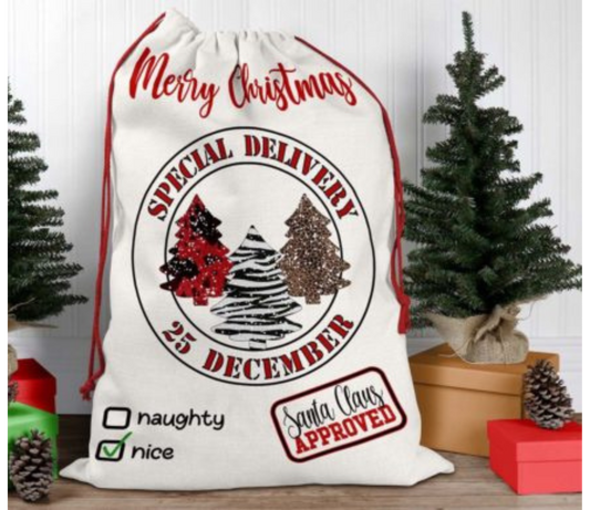 Trees Santa Sack