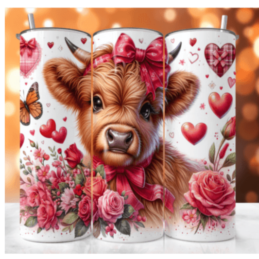 Valentine's Highland Cow