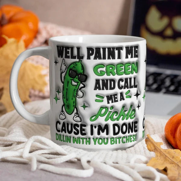 Color me green pickle